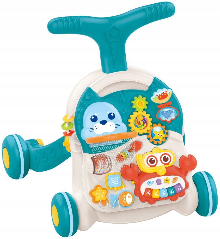 STOLIK EDUKACYJNY INTERAKTYWNY PANEL TABLICA EFEKTY DŹWIĘKOWE PIANINKO 5w1