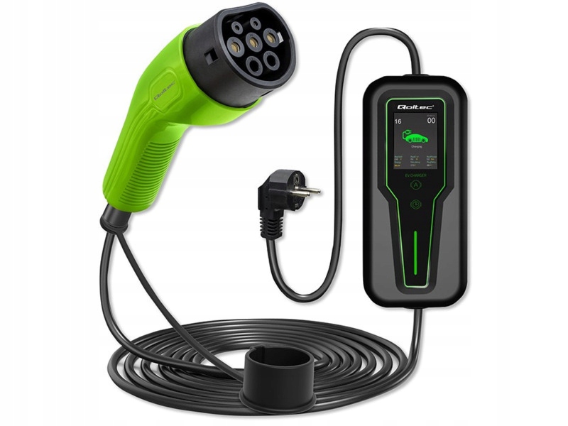 Ładowarka do samochodu elektrycznego Qoltec 52465 Typ 2 3.5kW