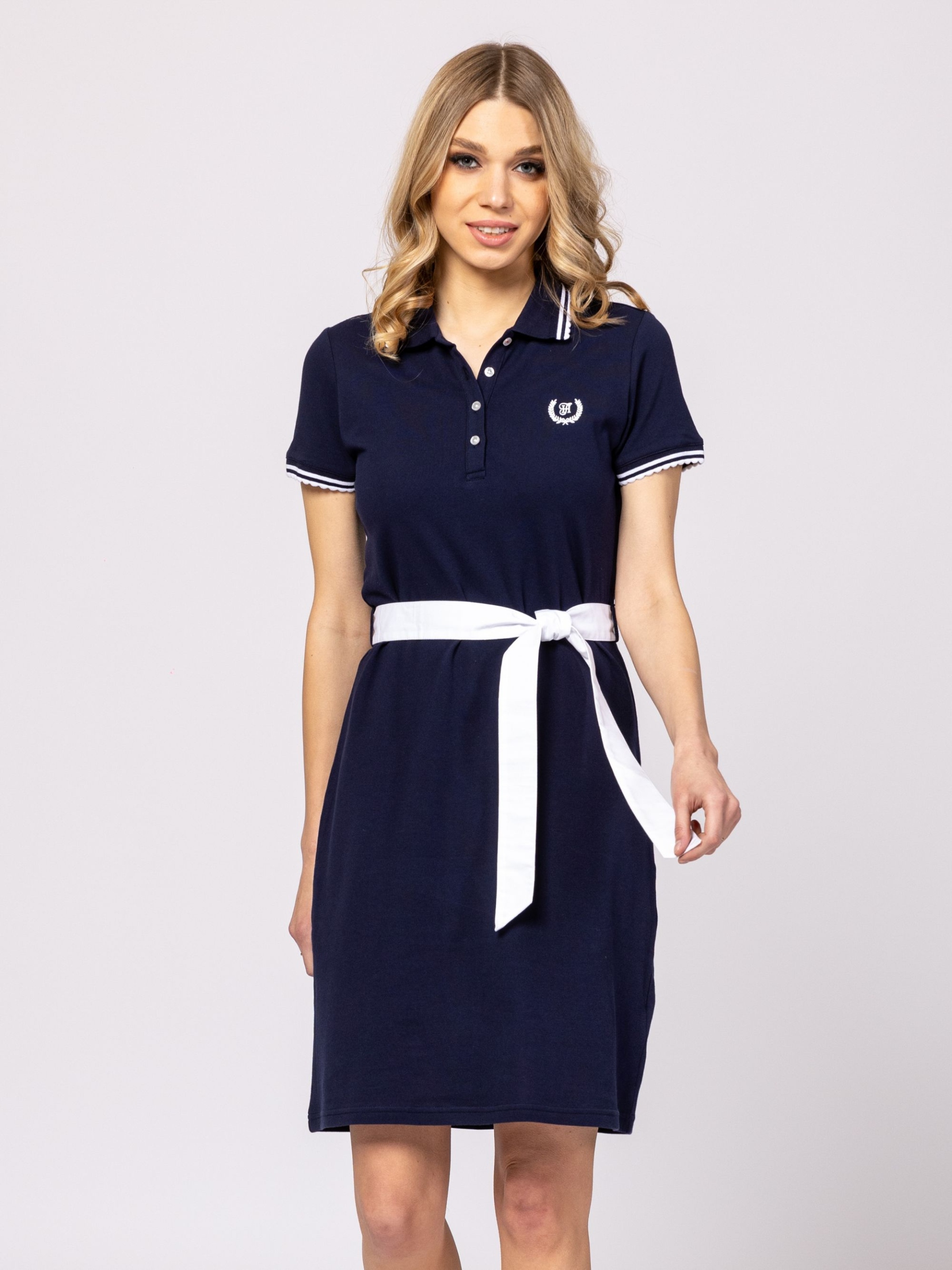 Heavy Tools Letní Tenisové Šaty Vrila Navy Tmavě Modrá Xs