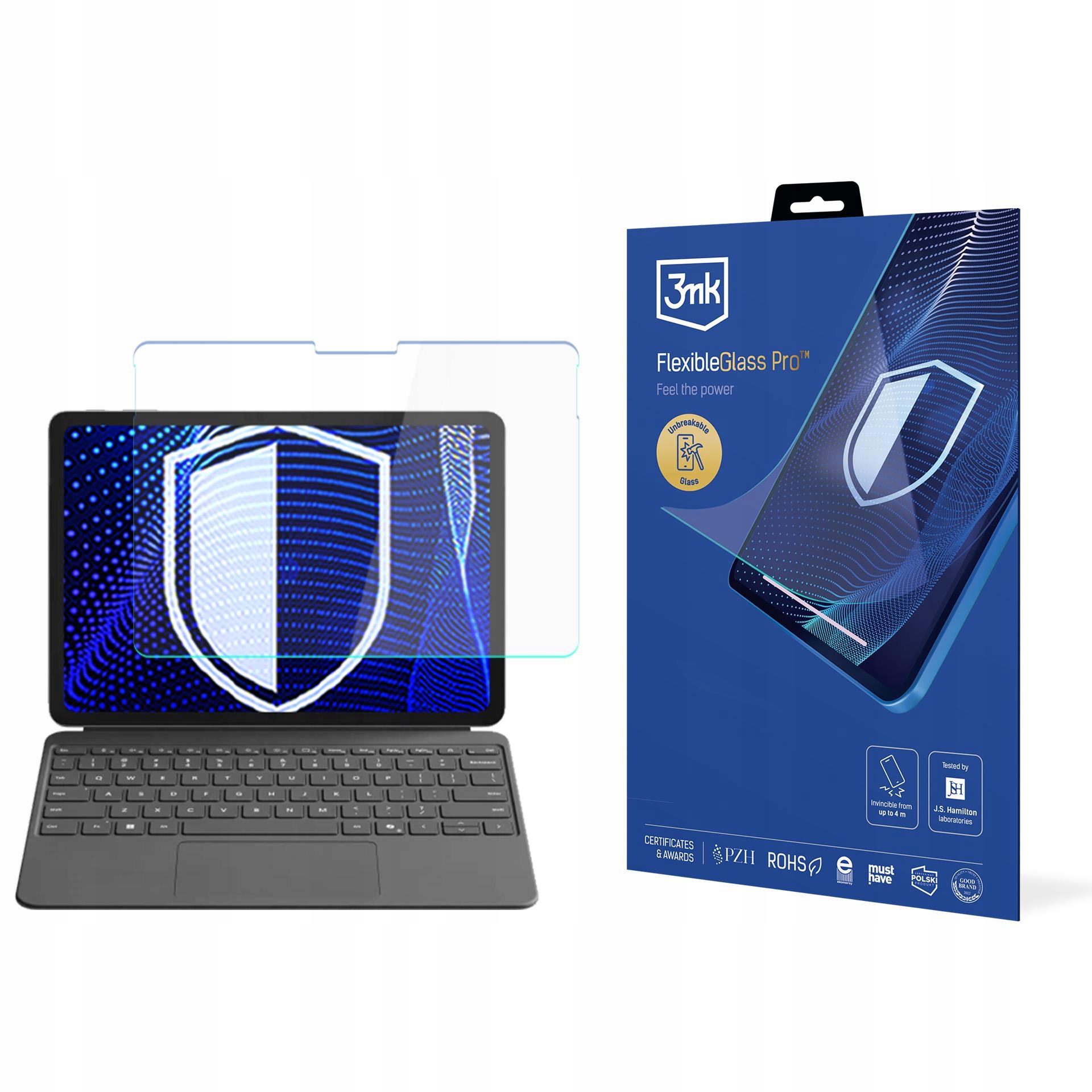 Szkło hybrydowe na ekran do Microsoft Surface Pro Copilot+ 12" 3mk Flex Pro