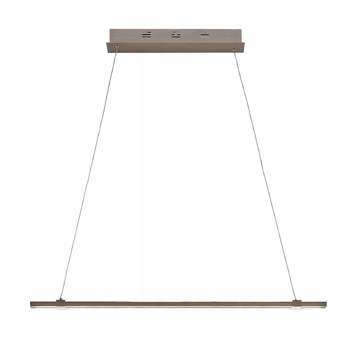 Lucande Lampa wisząca Led belka Tymon, wąska, wysuwana