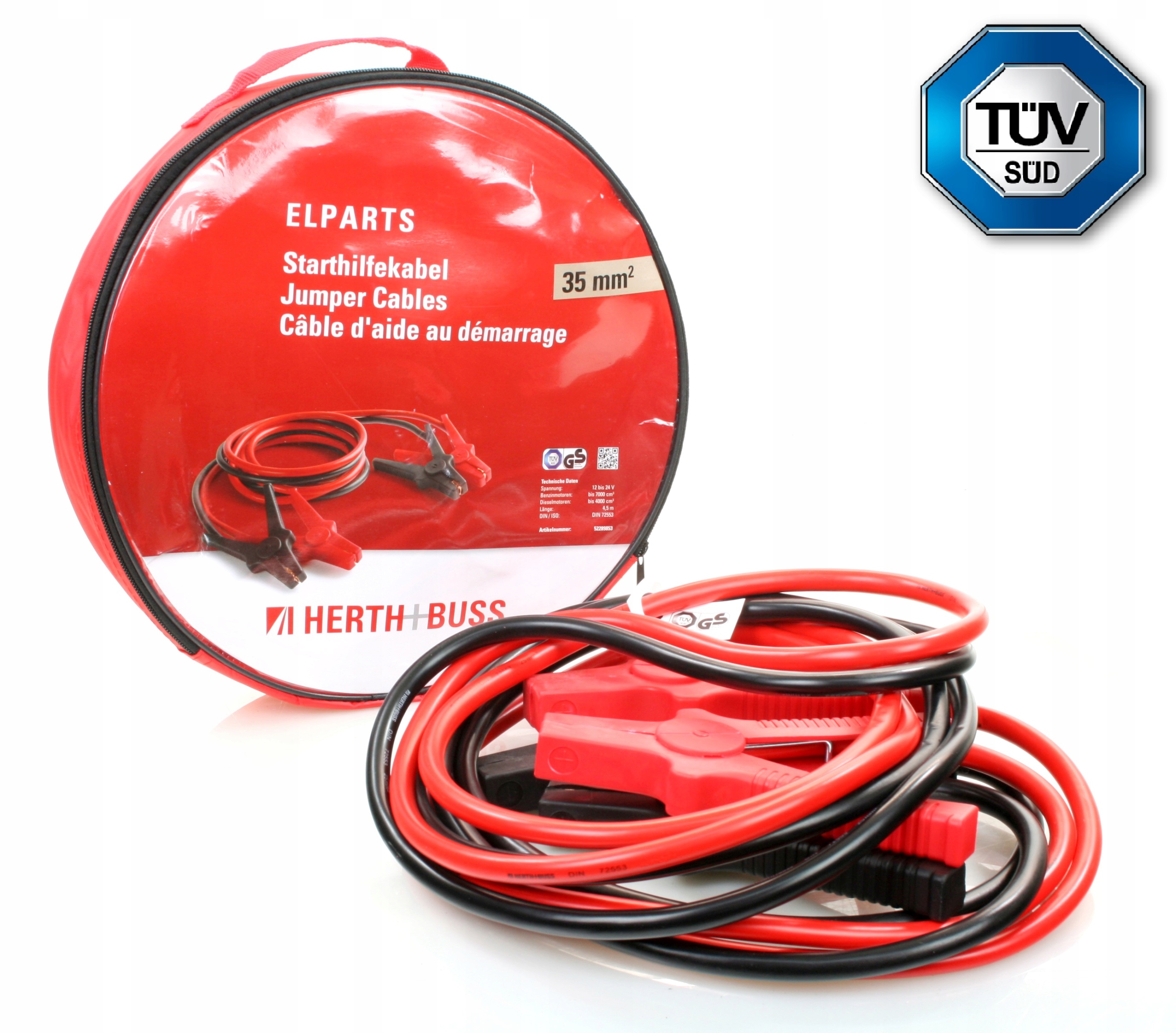 

Kable Przewody Rozruchowe Herth+buss 35mm 4,5M Tuv