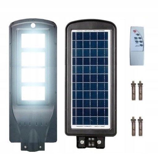 Solární lampa pouliční Led výkonná 700 W, senzor pohybu soumraku, lampa