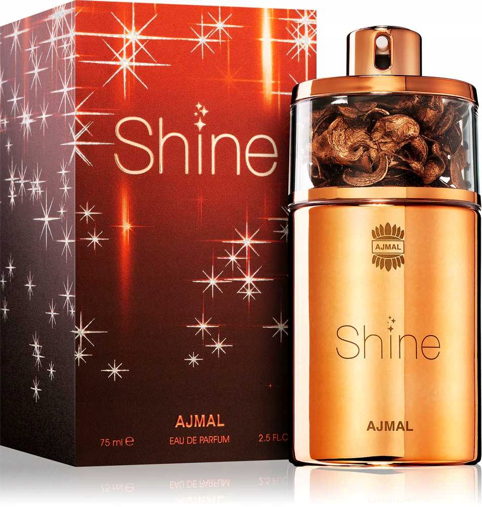 Oryginalne Perfumy Dubajskie Ajmal Shine 75ml EDP+Próbka 2ml Gratis!