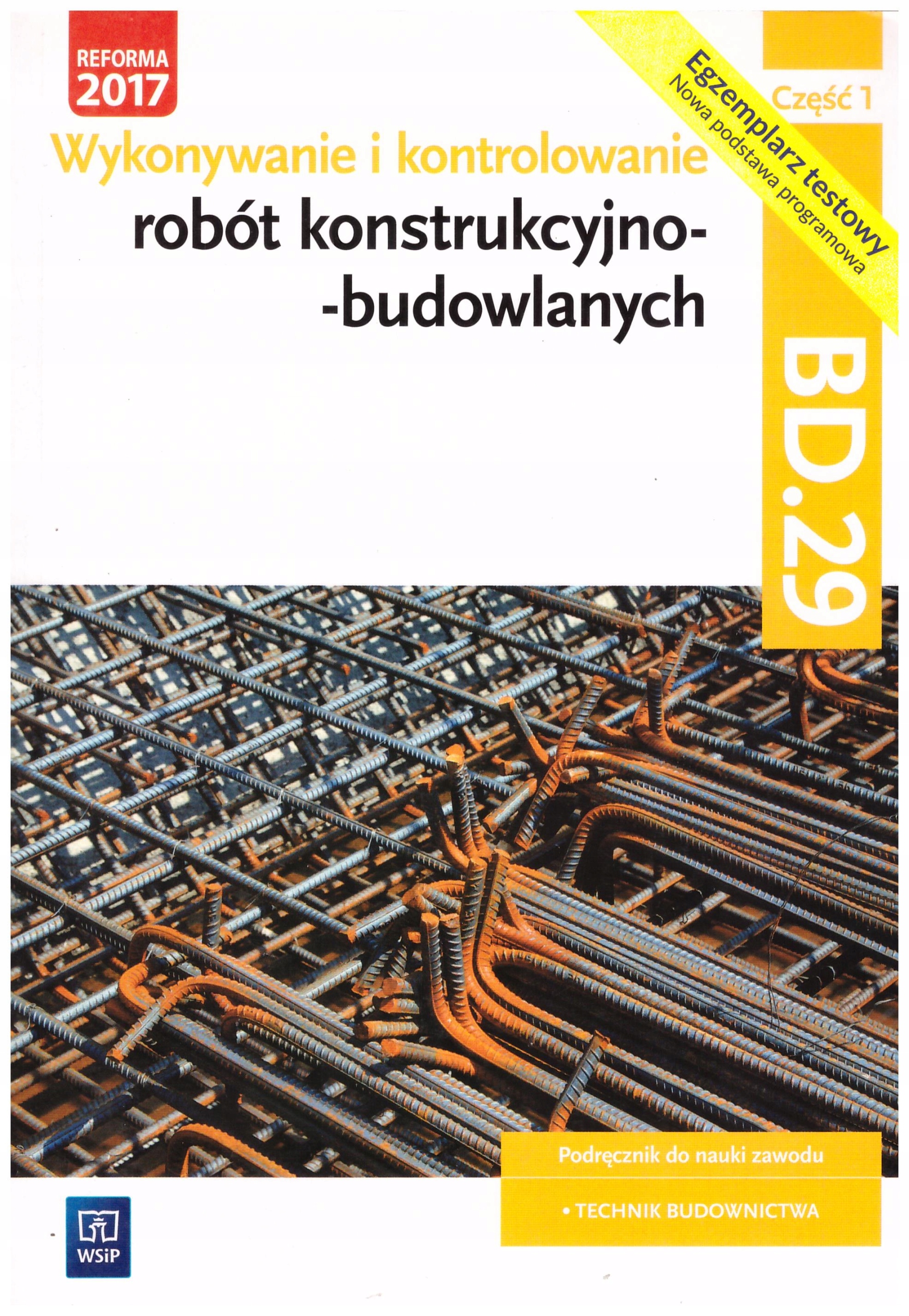 Wykonywanie i kontrolowanie robót część 1 BD.29