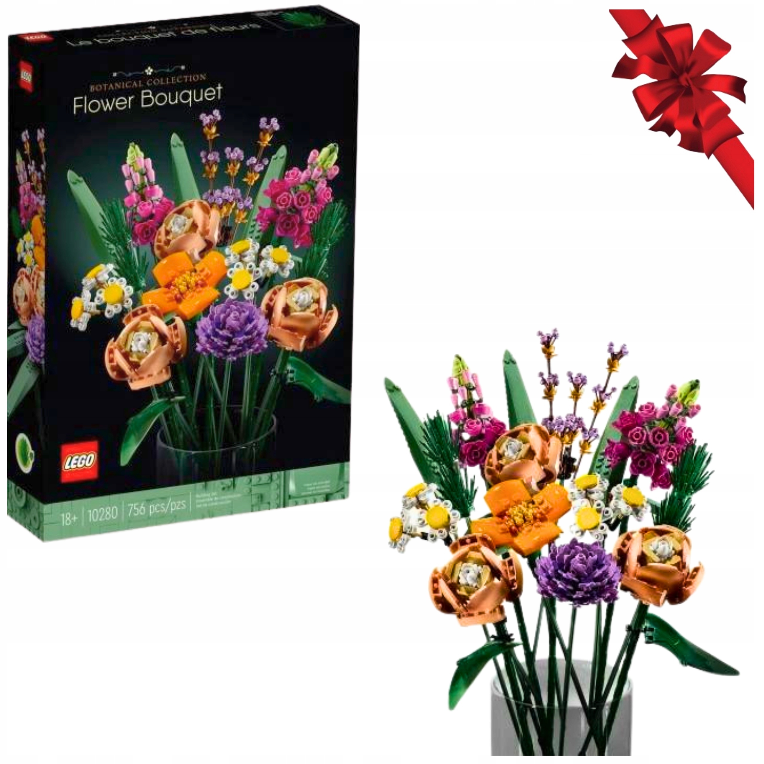 Sada kostek Lego Icons 10280 Bouquet of flowers Novinka Originální