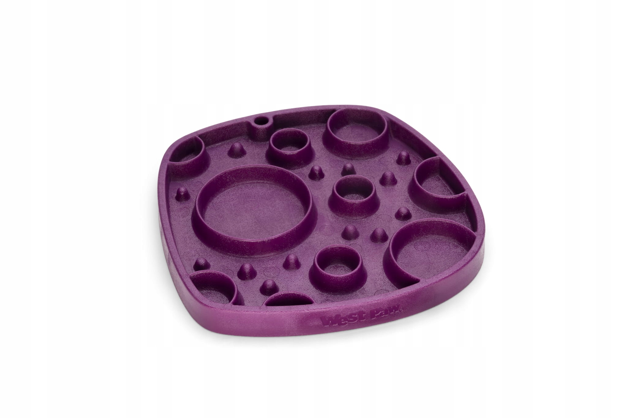 Levně Oboustranná podložka pro pomalé krmení a lízání Feast Mat Bubbles barva