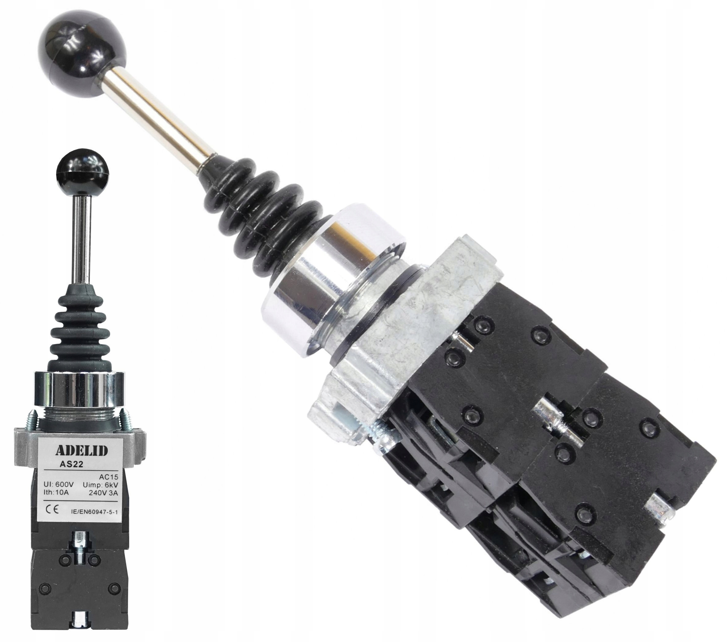 

Manipulator Joystick 4 pozycyjny 4NO bistabilny