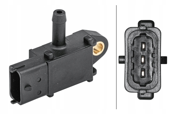 HELLA 6PP 009 409-071 датчик, тиск вихлопних газів