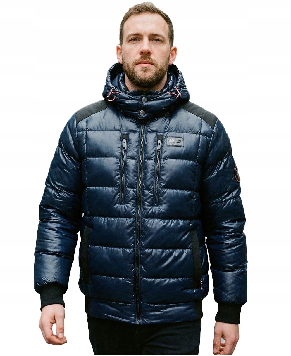 Pánská bunda Geo Norway Baptiste jarní prošívaná, outdoorová, pohodlná