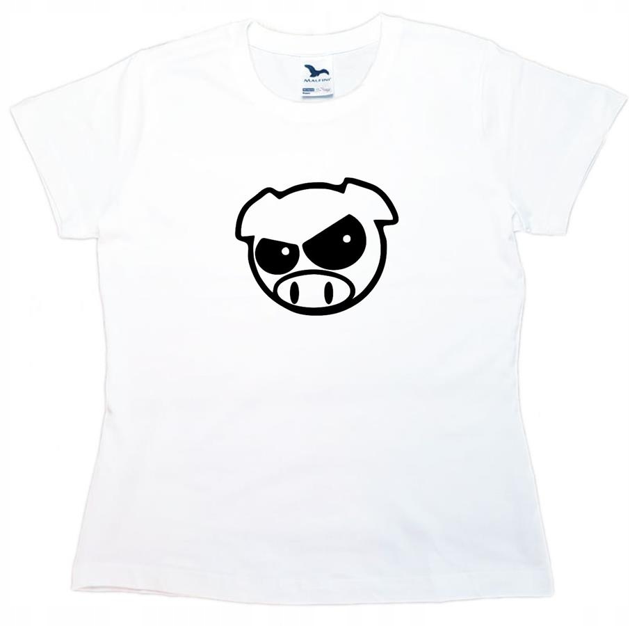 

Koszulka damska Jdm Pig nadruk biała M