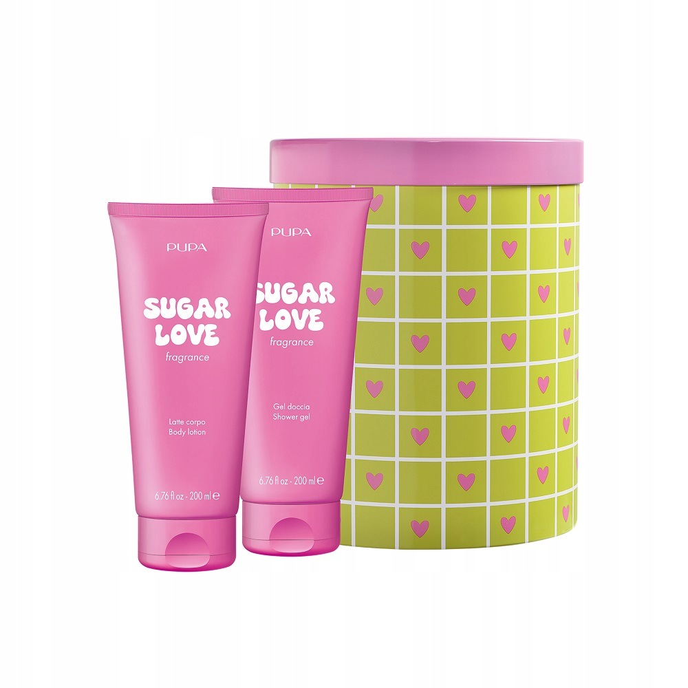 Pupa Happy Box Sada sprchový gel tělový balzám Sugar Love