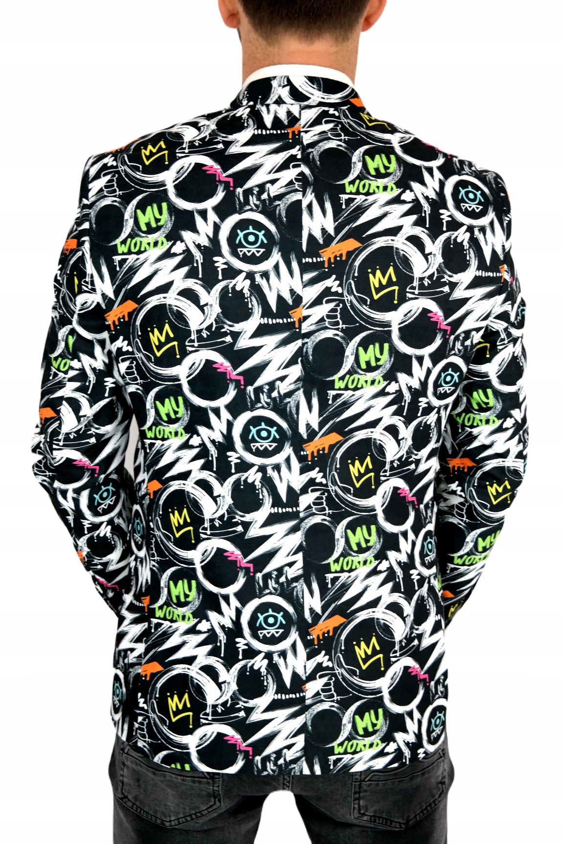 GIOVANNI PERA Marynarka męska D607 oko 64 XXXXL Rodzaj jednorzędowy