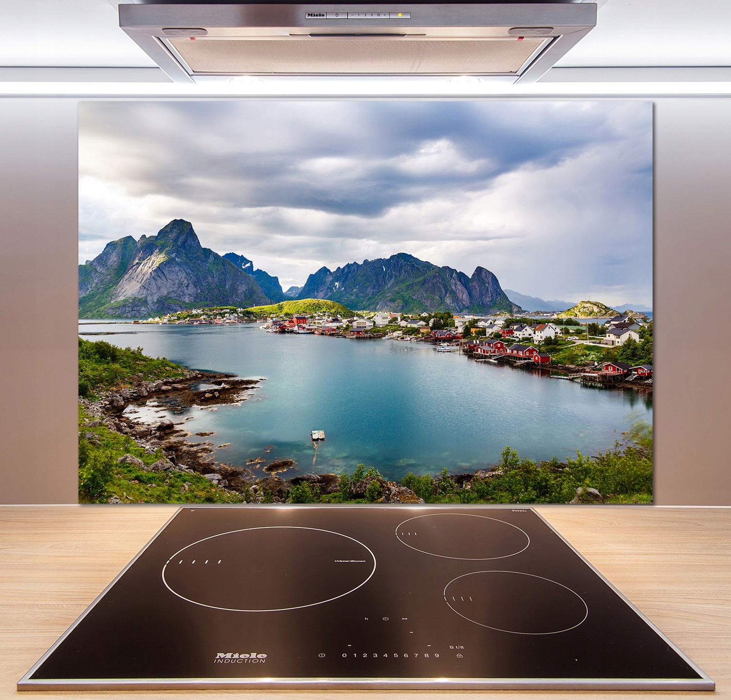 

Panel do kuchni Lofoty w Norwegii 100x70 cm + Klej