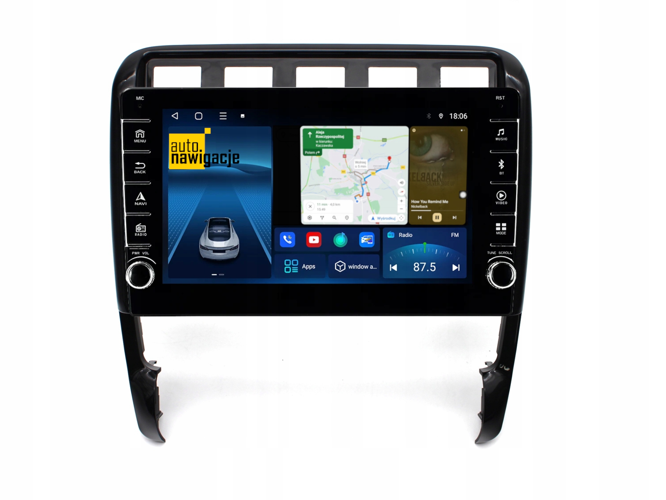 RADIO NAWIGACJA GPS PORSCHE CAYENNE 2002-2010 ANDROID