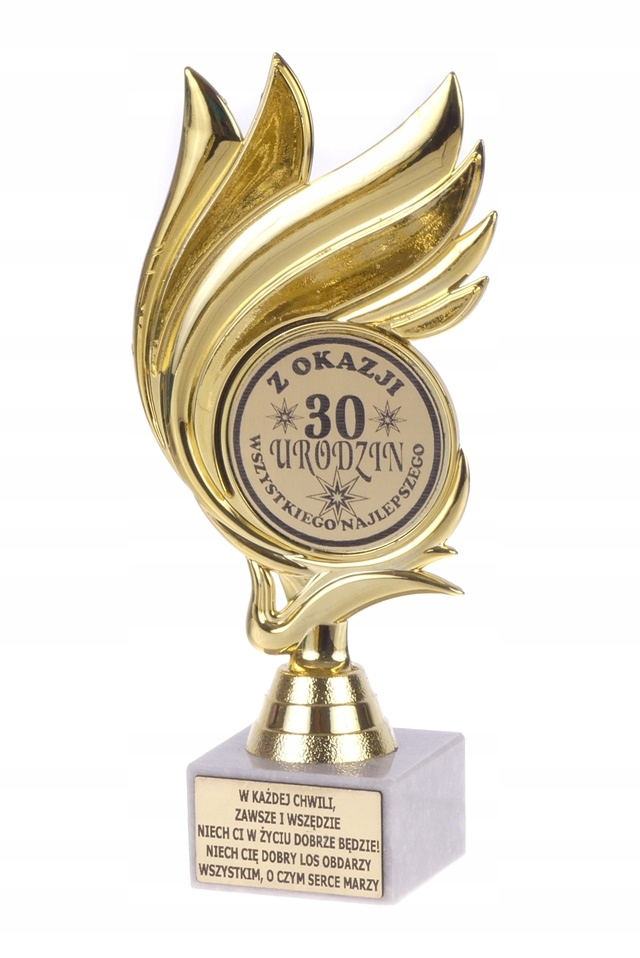 

Statuetka Z Okazji 30 Urodzin Laur 30-tka
