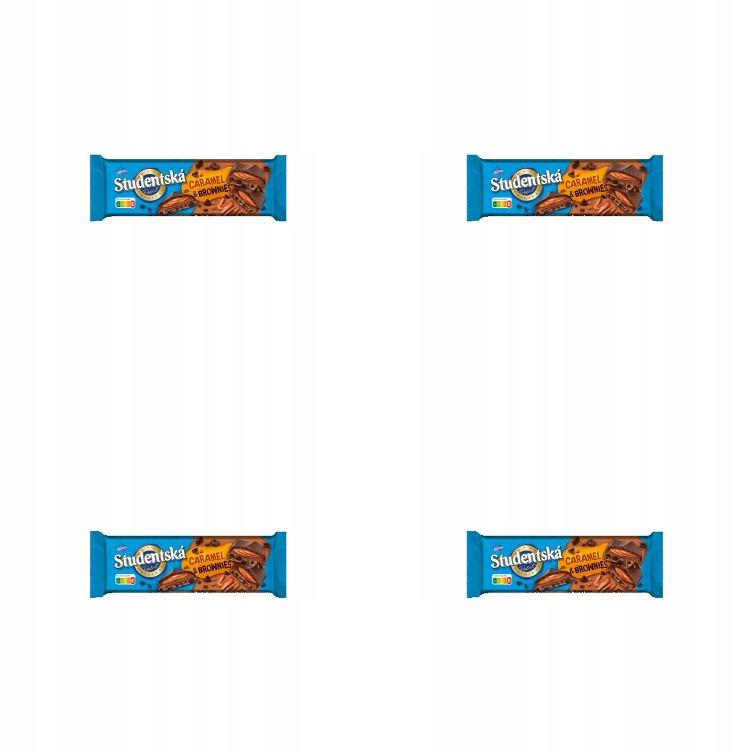 4x 240 g Orion studentská karamel & brownies