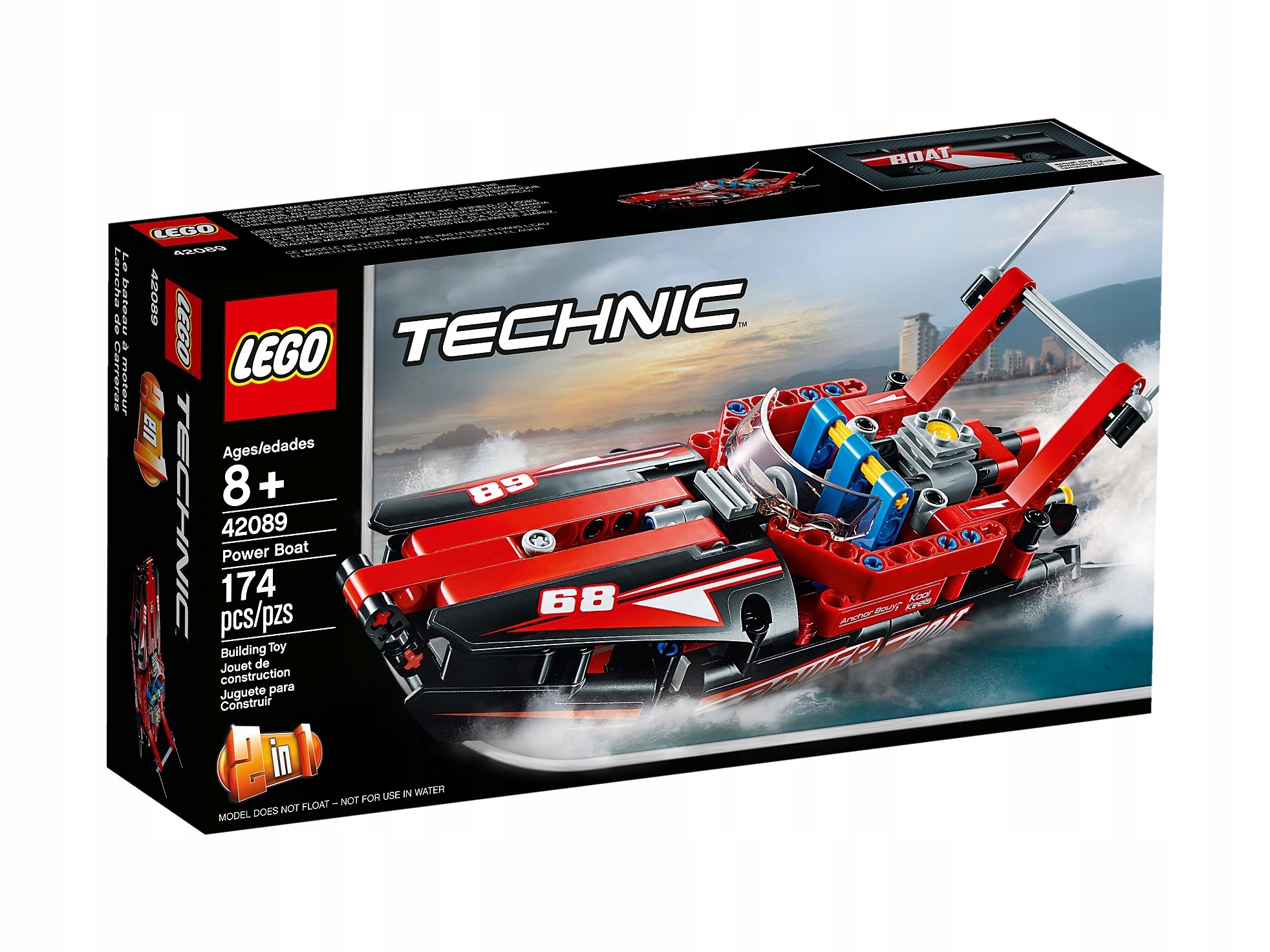 Lego Technic 42089 Motorový člun Nový