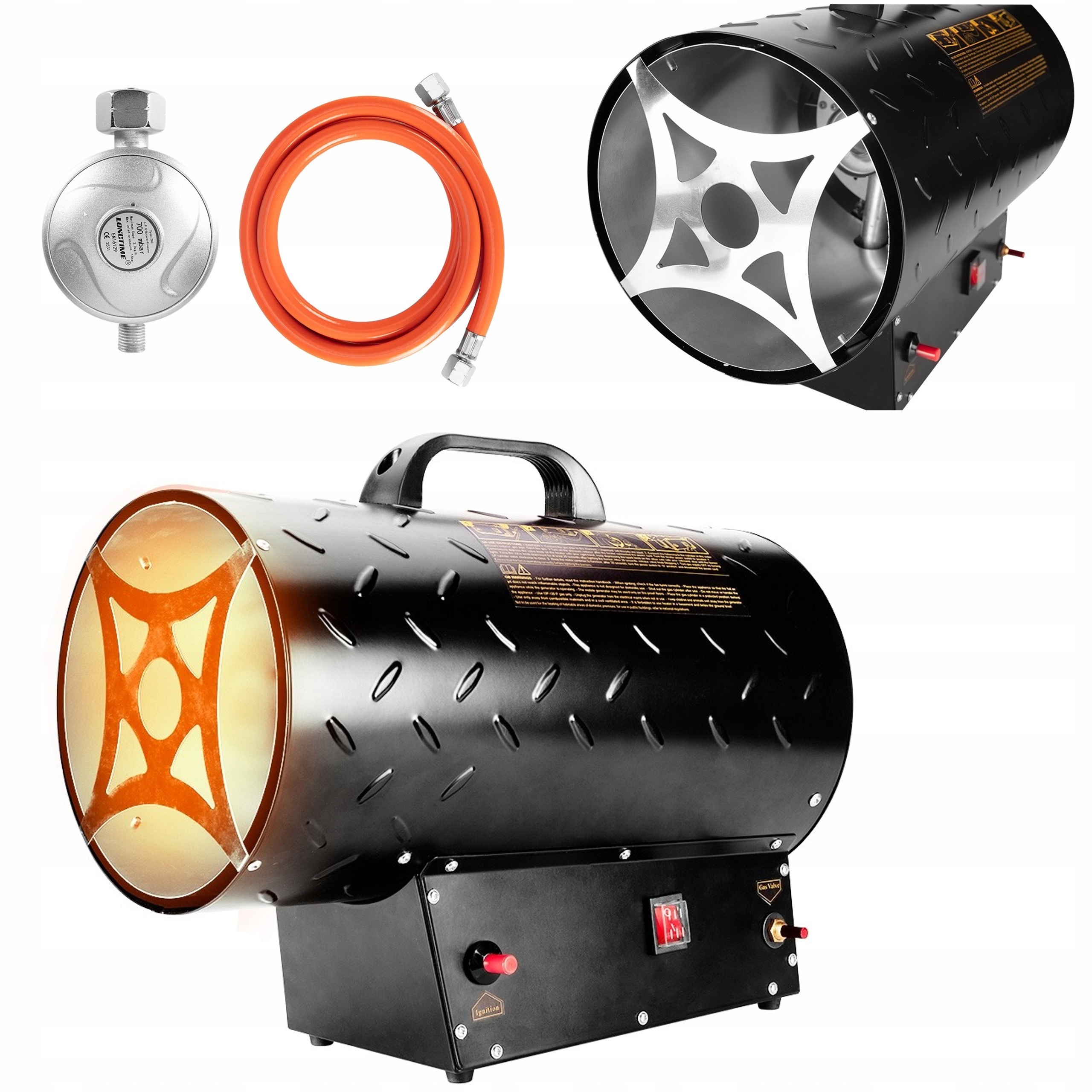 Газовий нагрівач повітродувка нагрівач 30kw