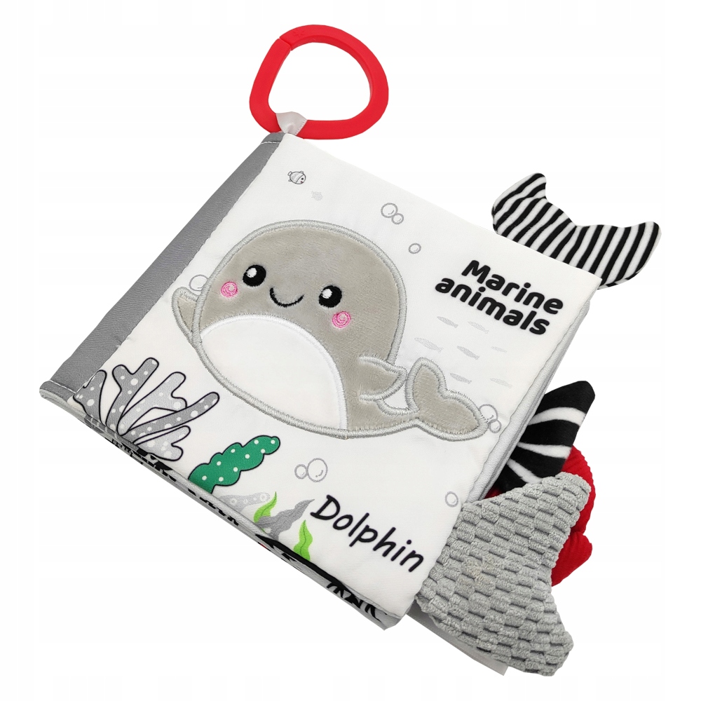 

Akuku Książeczka Sensoryczna Zwięrzęta Morskie