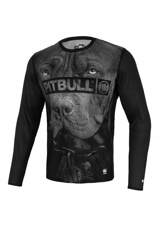 Pit Bull Pitbull Koszulka Męska Techniczna Longsleeve Plus Born In 1989 M