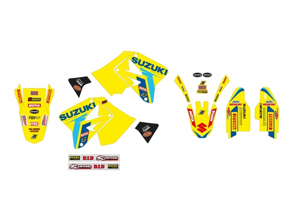 Blackbird Sada Nálepiek (oklein) Suzuki Rm 125/250 '01-'24 Replika Ksrt