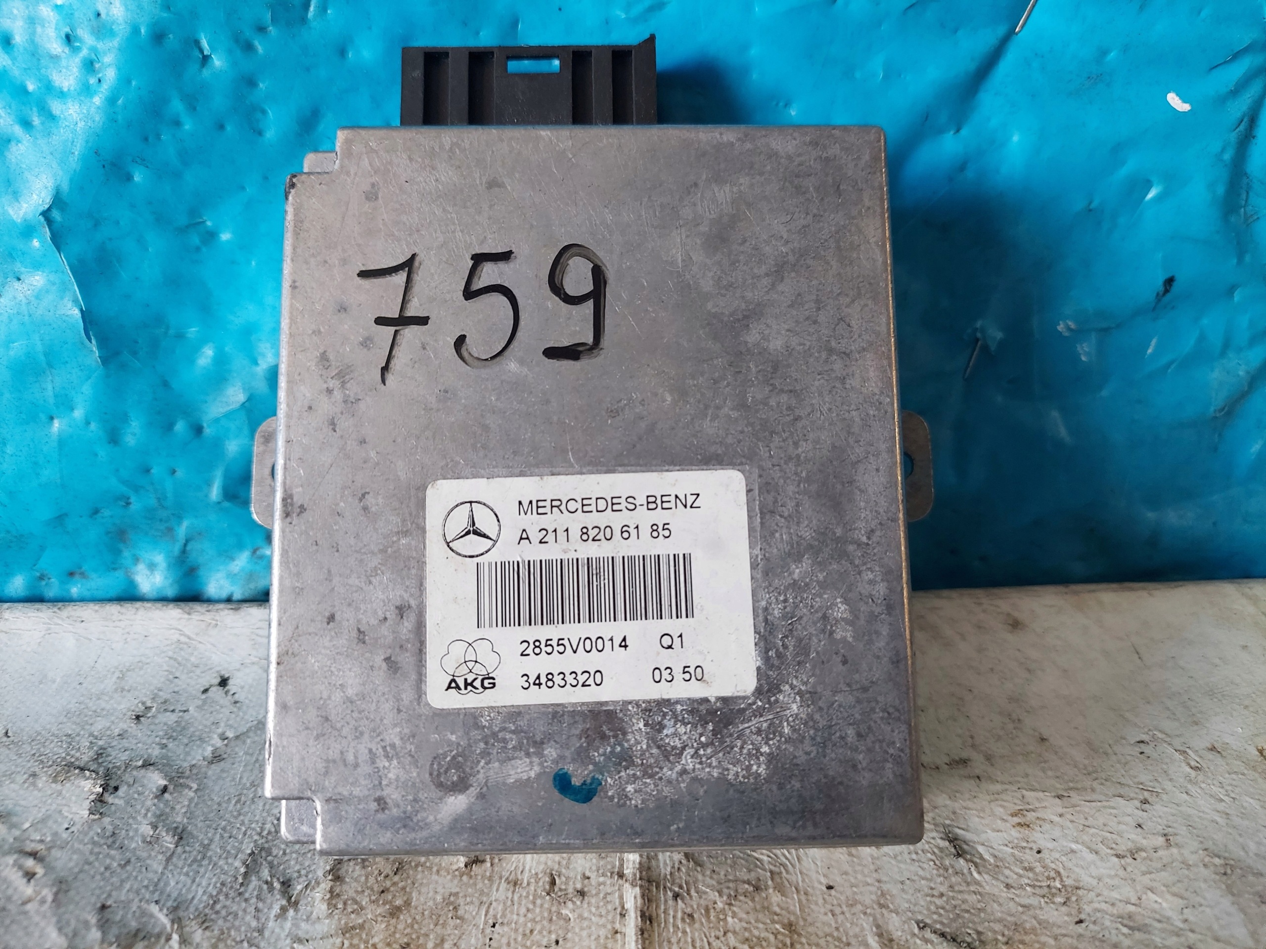 MERCEDES W211 E KLASA A2118206185 modulo TELEFONU