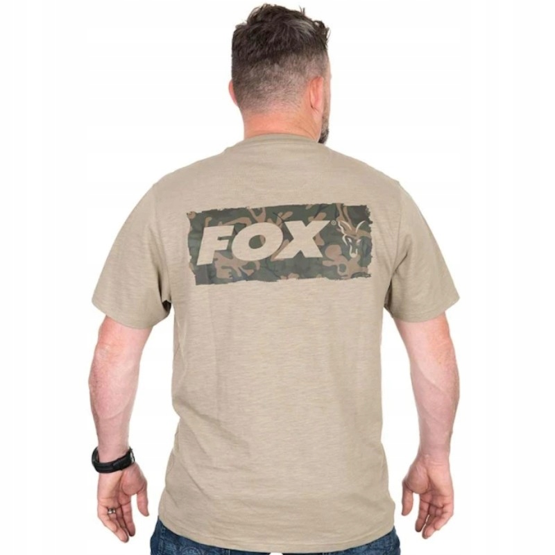 Koszulka Limitowana Fox LTD LW Khaki Large Print T-Shirt XL Dla Karpiarza