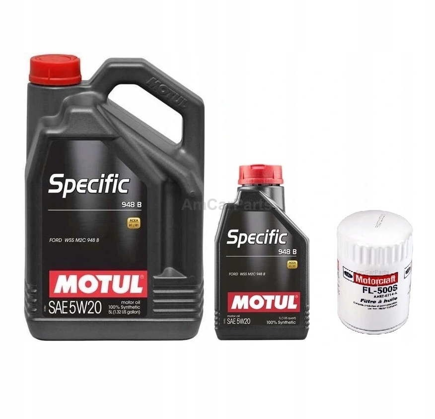 Motul 948B 5V20 6L Sada Filtrov Mustang 3.7