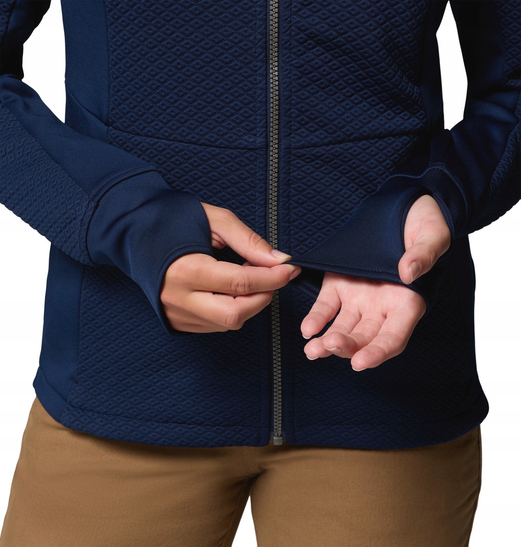 Columbia mikina na zip Roffe Ridge III, tmavě modrá