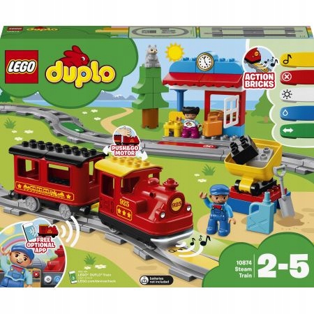 

Lego Duplo Pociąg parowy 10874