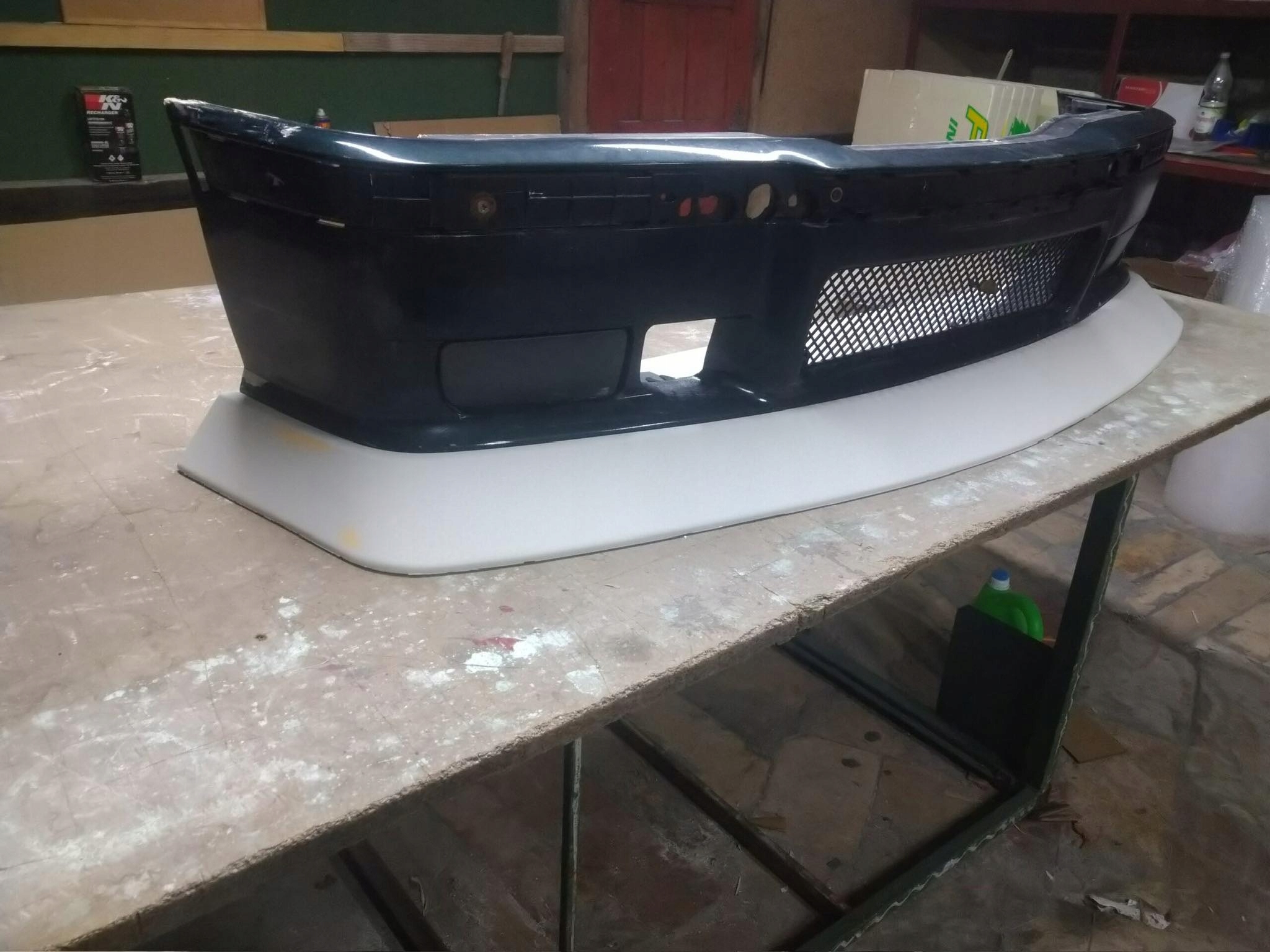 BMW 3 E36 DOKŁADKA ZDERZAKA MPAKIET BMW E36 DOKŁADKA PRZEDNIA MONSTER XXL Stan opakowania oryginalne