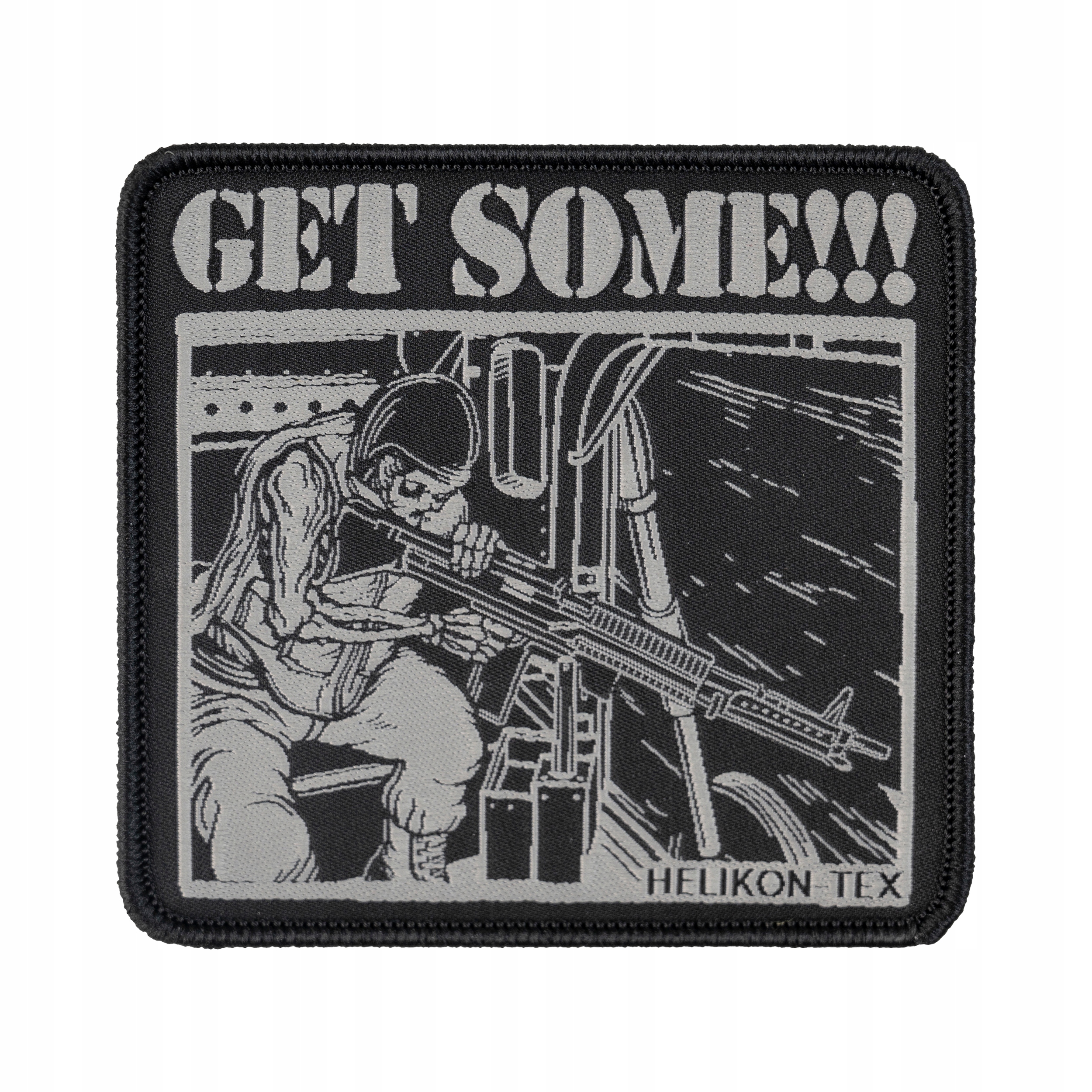 Naszywka Helikon-Tex Get Some! Patch Black