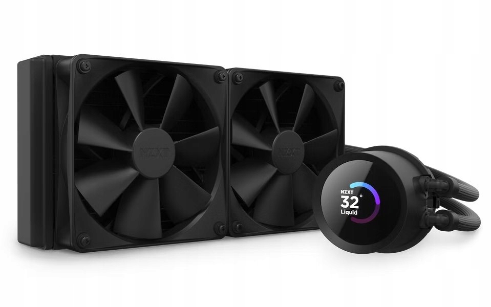 Nzxt vodní chladič Kraken 240 2x120mm fan 4-pin Pwm LCD disp. 6 let
