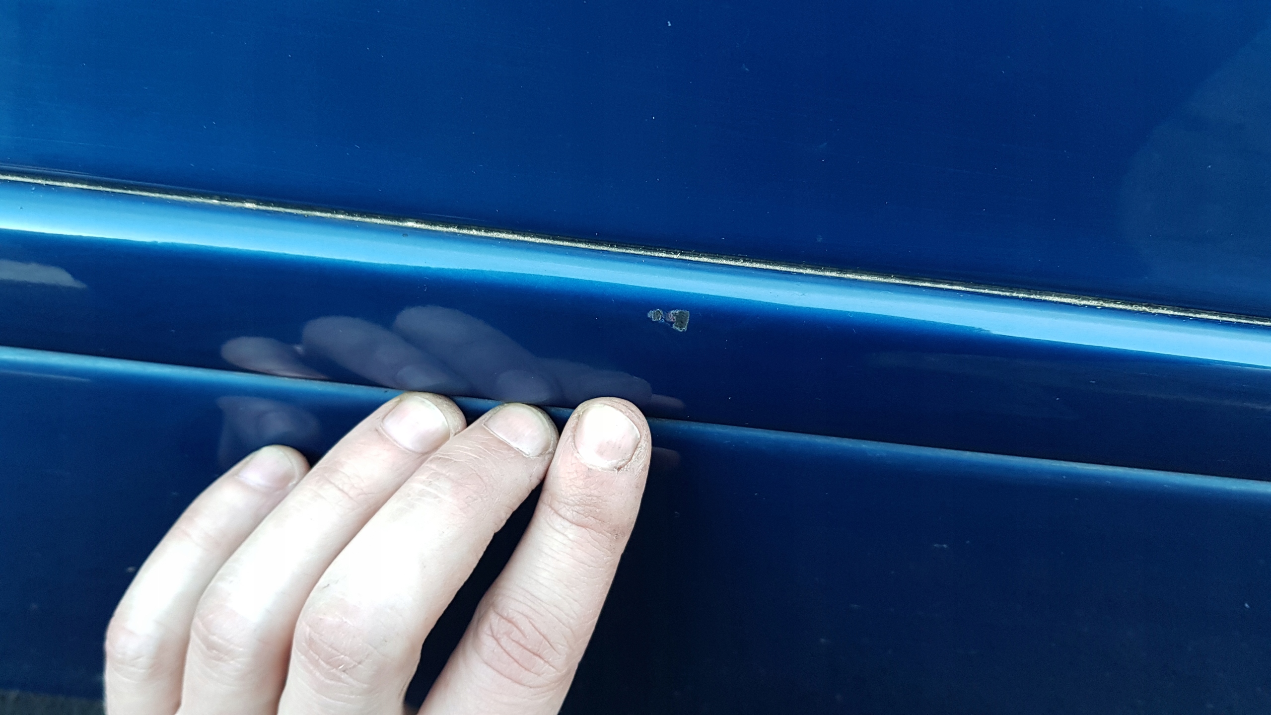 BMW E39 door TOPASBLAU left rear part TOURING