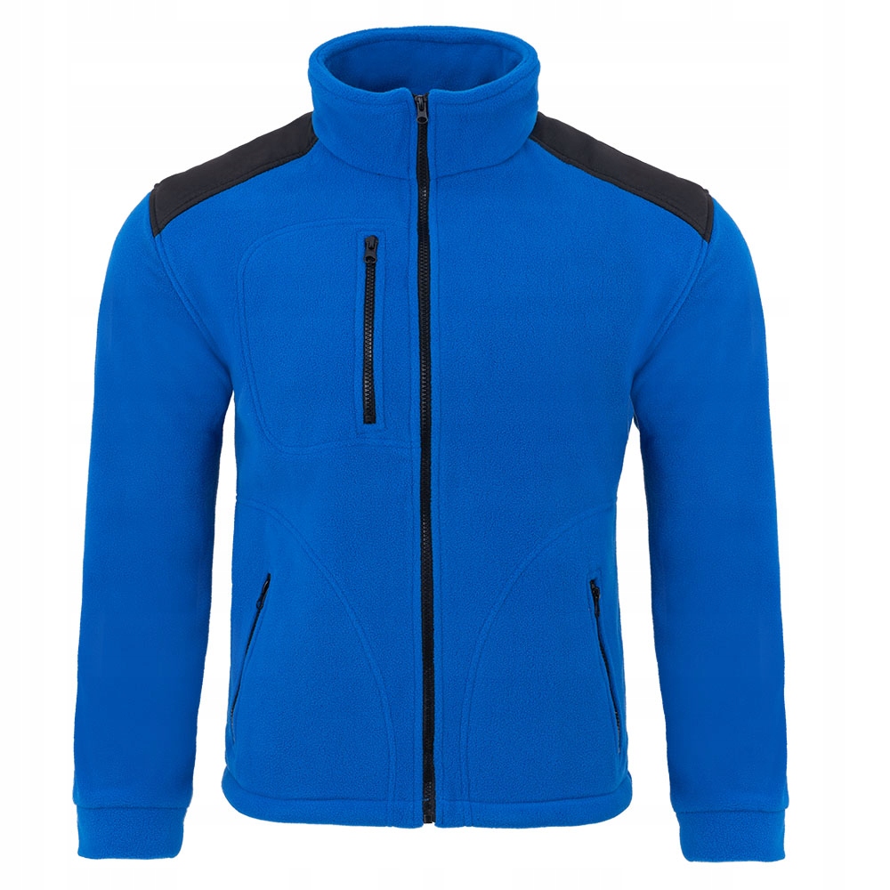

Bluza polar Męski 340g Gruba Royal Blue/Black L