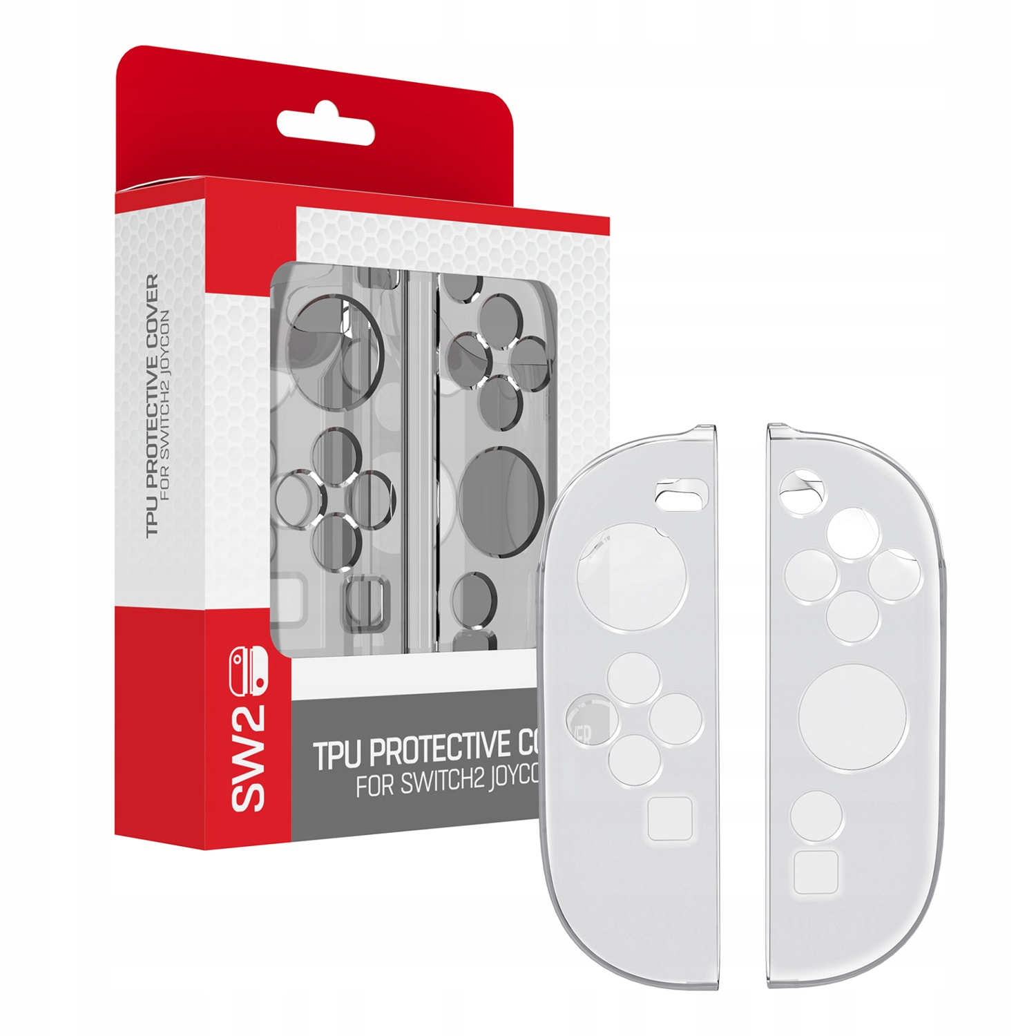 IRIS Nakładki na joy-con 'y do konsoli Switch 2 z poliwęglanu crystal case