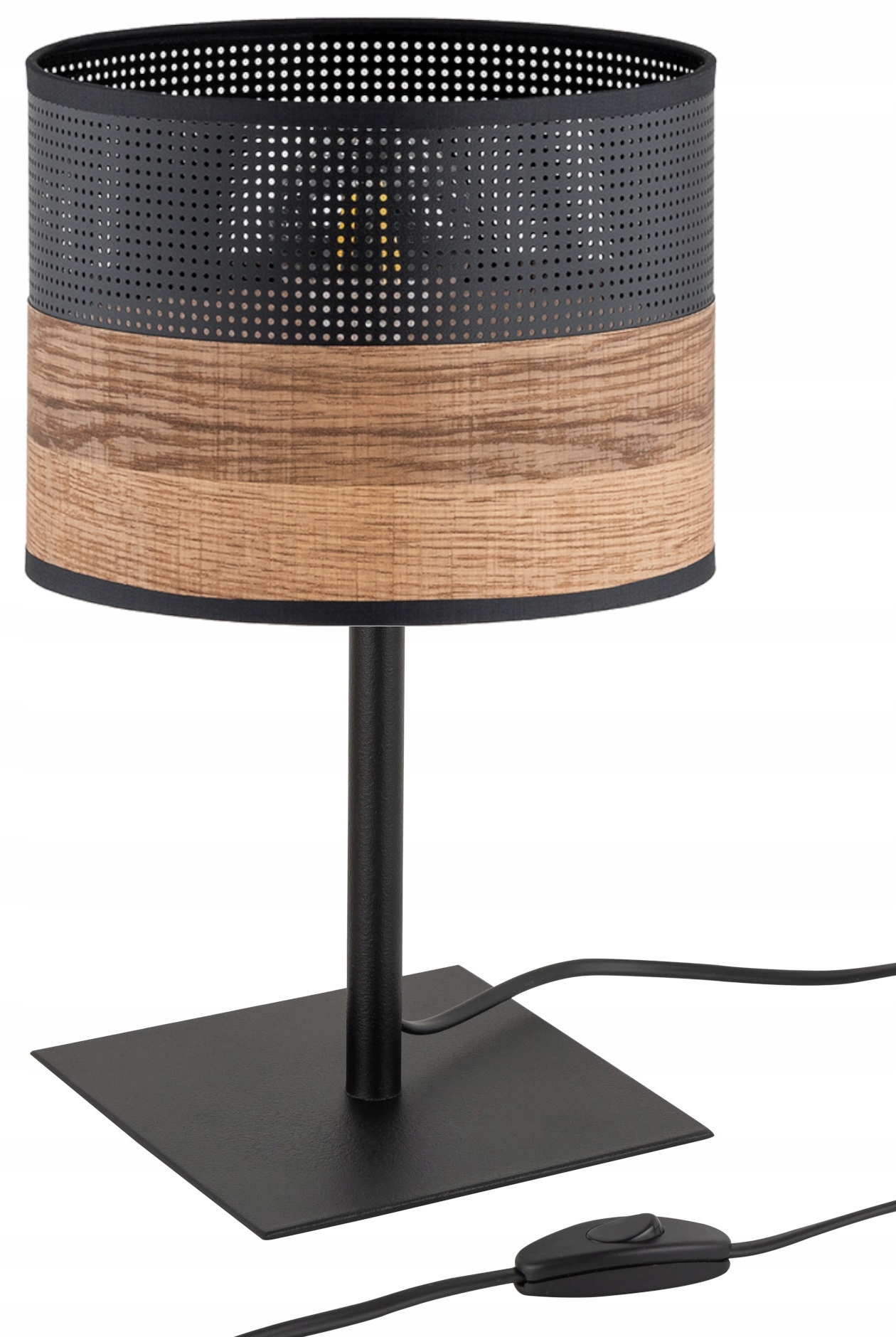 Nowoczesna Lampka Biurkowa Nocna Abażur