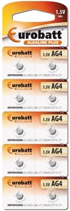 

Eurobatt Bateria Alkaliczna Plus AG4 1,5V 10 szt