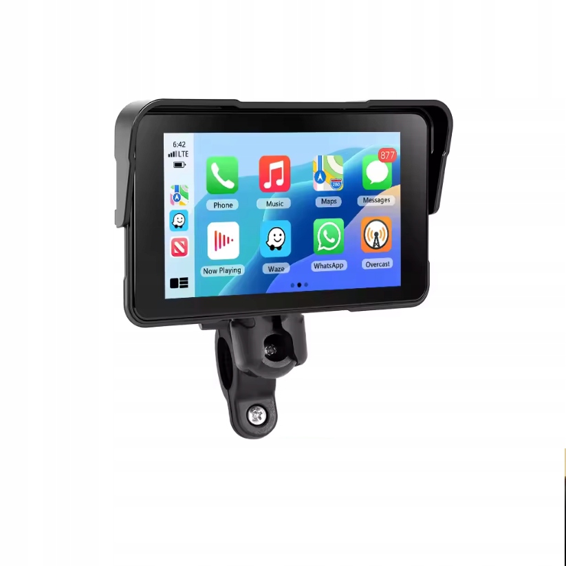 Motocyklowy Dotykowy Ekran CarPlay Android Auto 5” Nawigacja