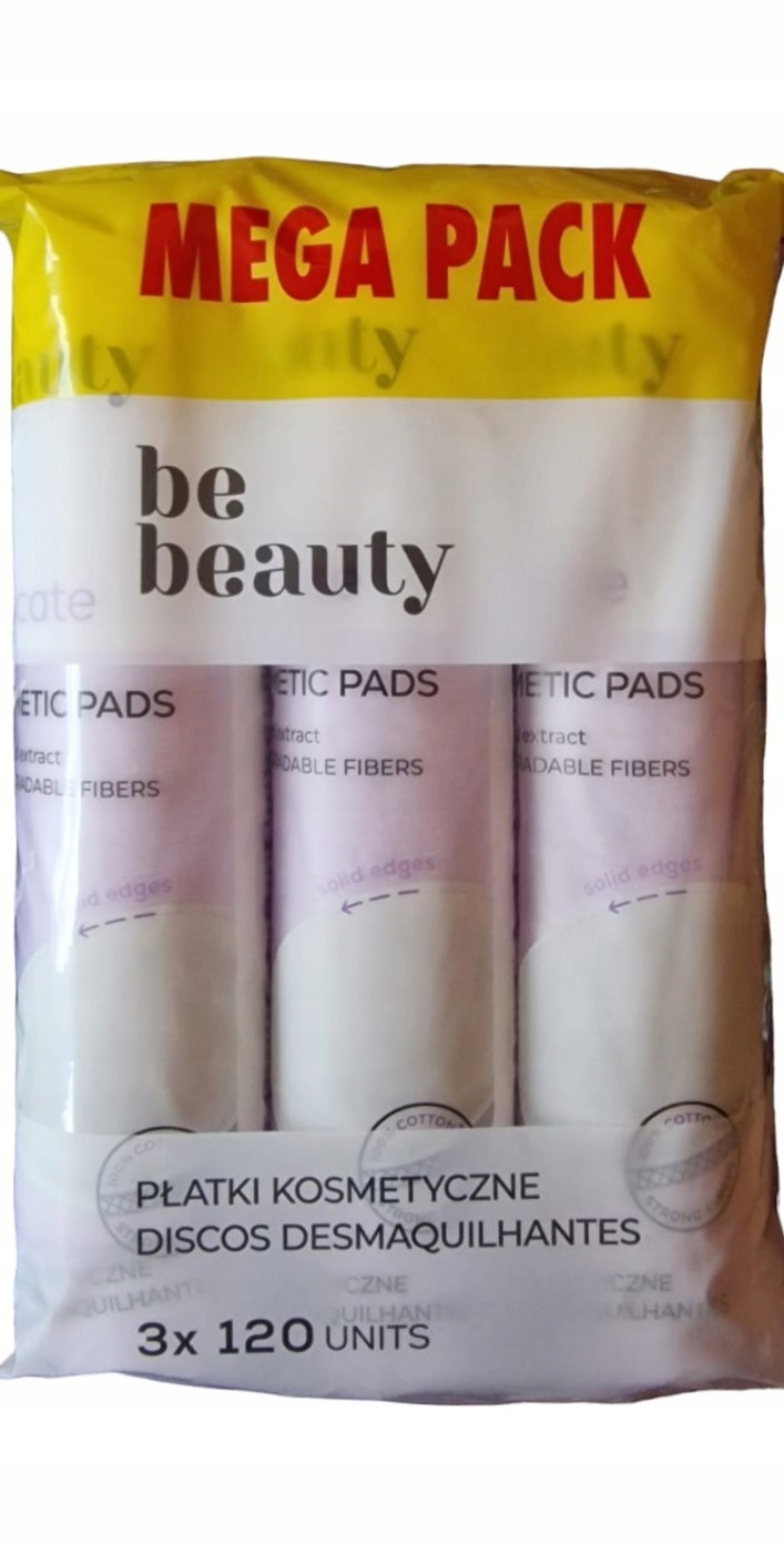 Be Beauty Delicate płatki kosmetyczne Paka 3X120