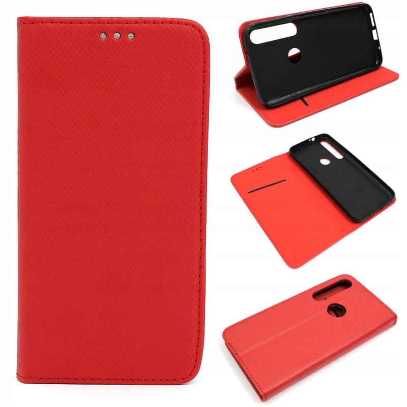 

Etui Smart Magnet do Motorola Moto G8 Plus czerwon