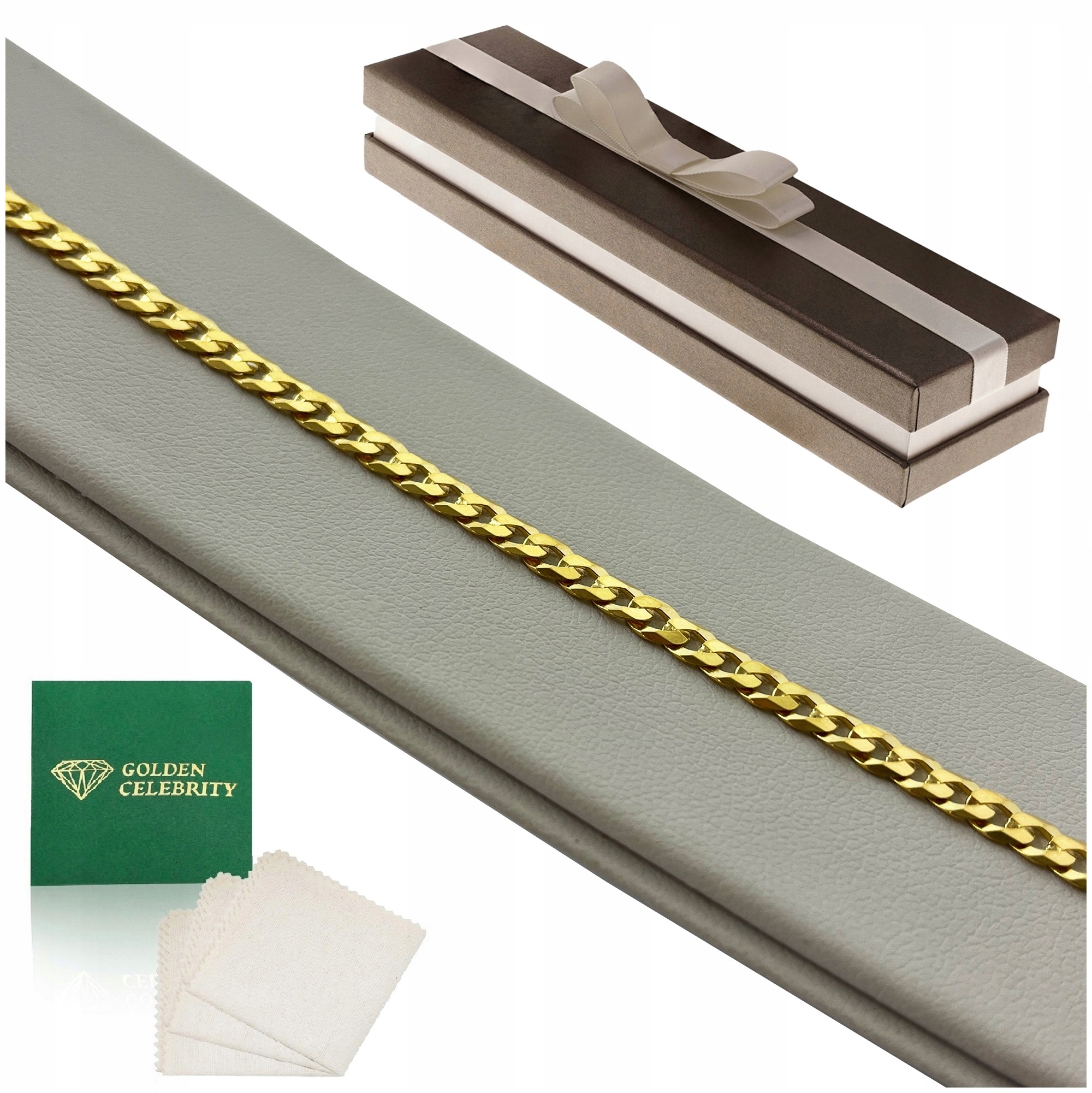 Elegantní Náramek Zlatý Pánský Pancíř 21cm/4mm Stříbro 925/585 Dárek