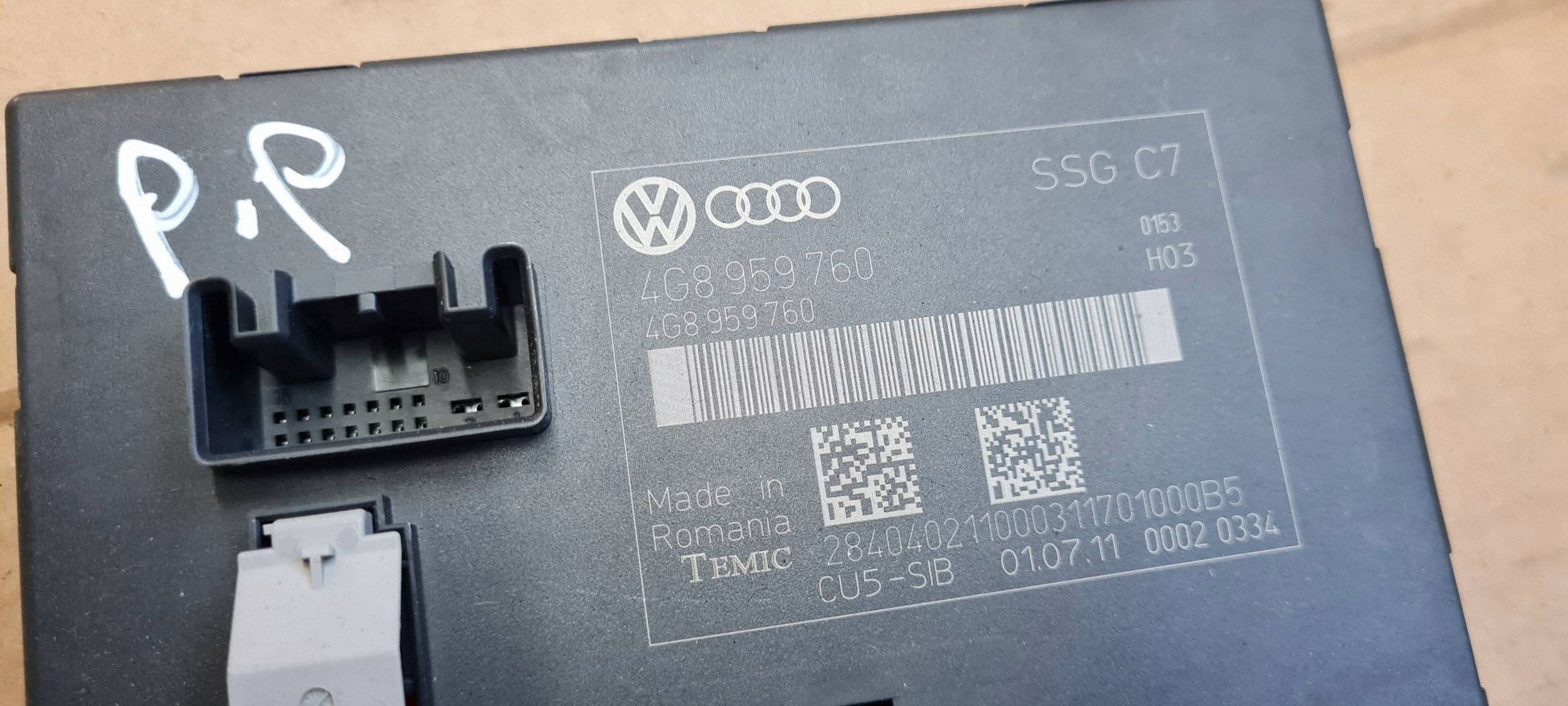 A7 4G modulo Centralina sedile Anteriore 4G8959760 A6 C7 4G