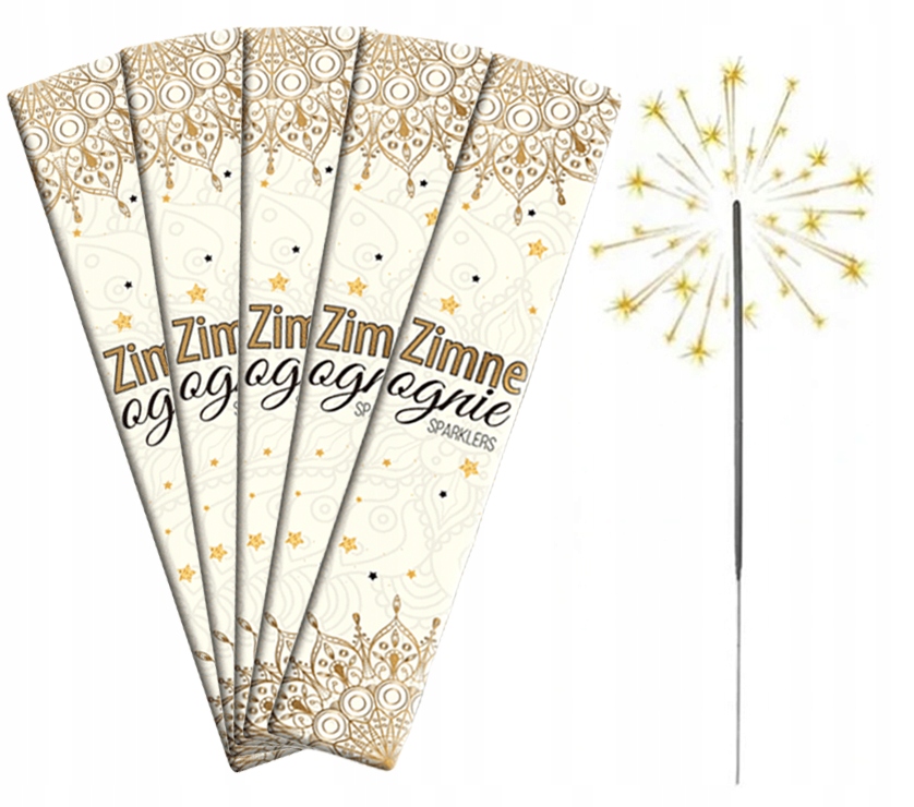 

Zimne Ognie Wesele Sztuczne Fajerwerki 28cm 50szt.