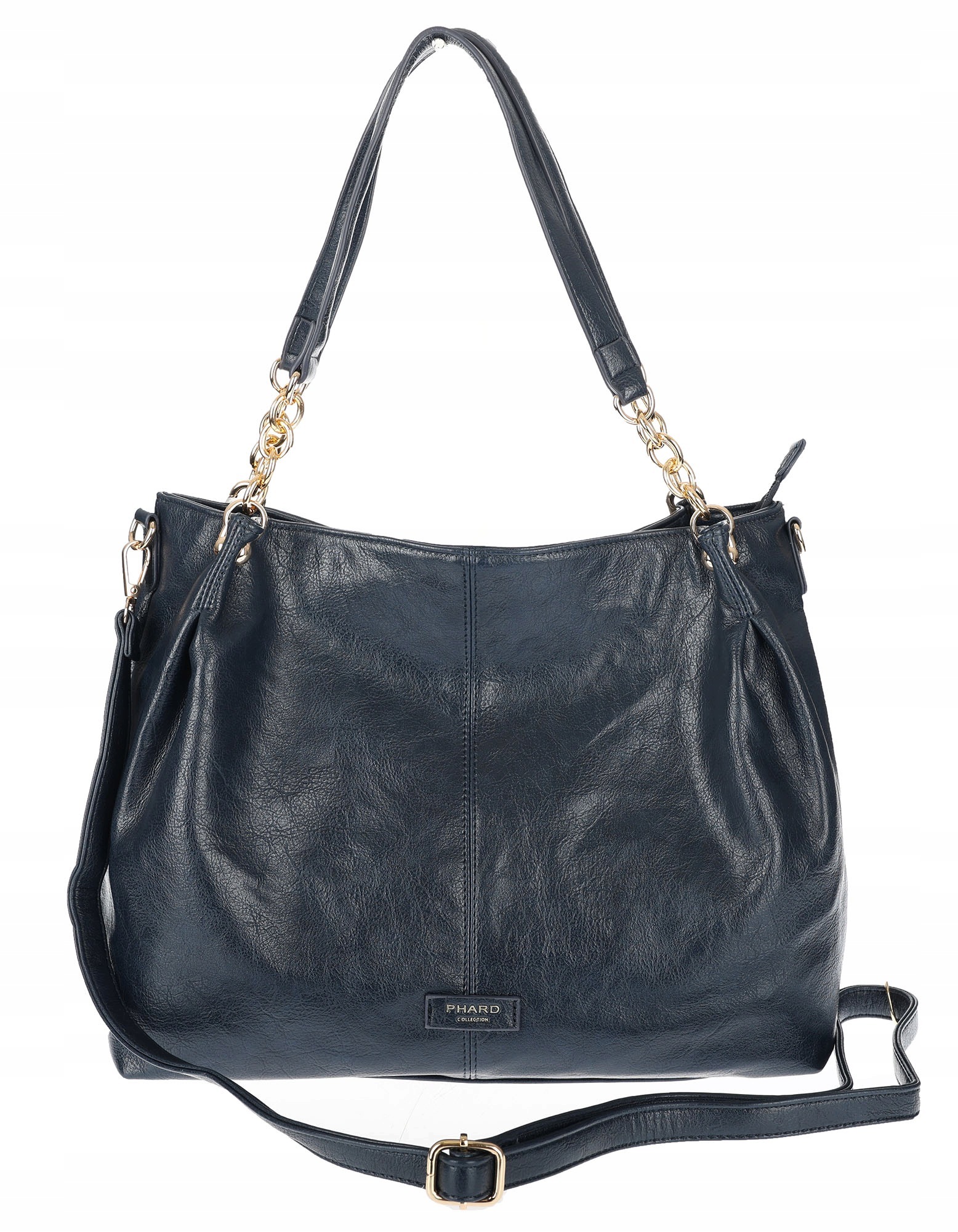 Dámská shopper kabelka A4 elegantní velká taška do práce PJ281 Tmavě modrá
