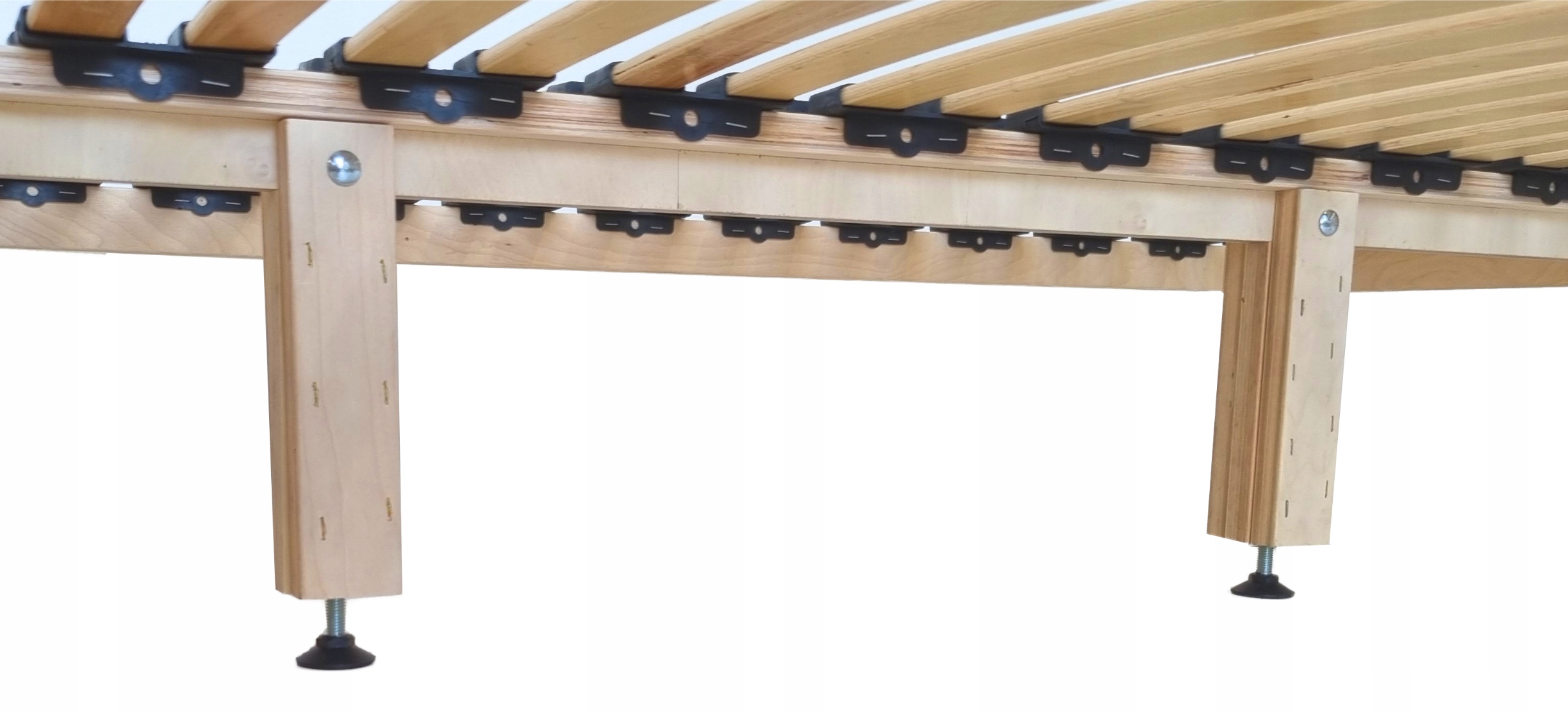 Nóżki do środkowej belki stelaża z regulacją mocne