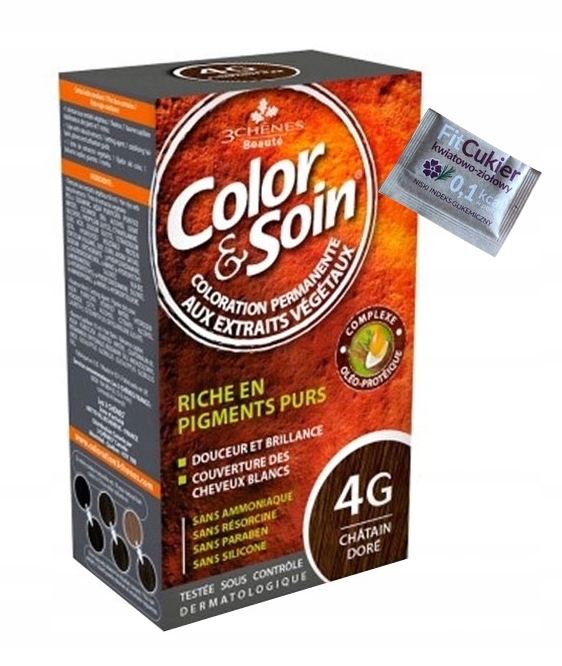 

Color&soin 4G Złoty Orzech Laskowy trwała farb