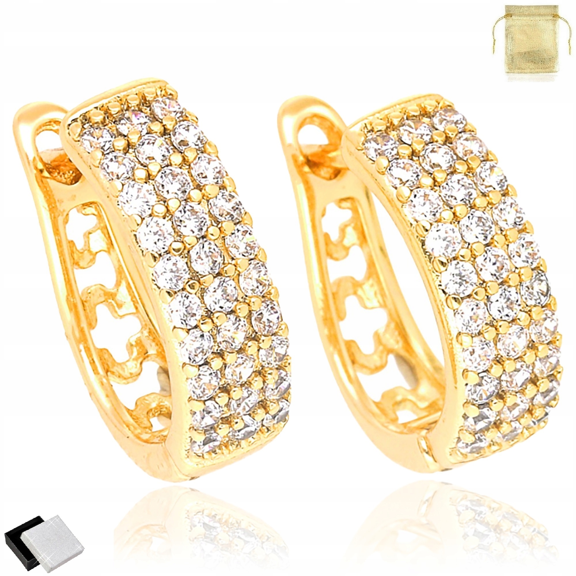 

Złote Kolczyki Ze Stali Chirurgicznej