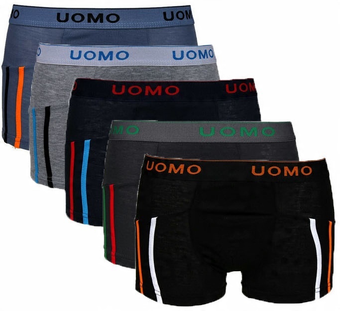 

5 szt. Bokserki Męskie Bawełniane Uomo XXL